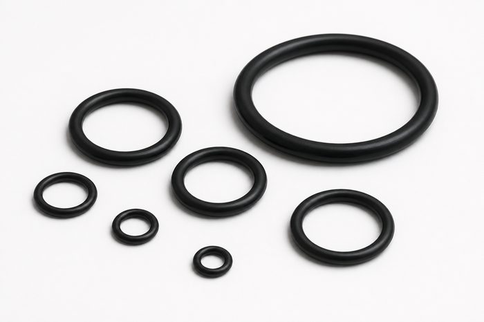 FITCO O-Rings — assorted sizes, AFLAS compound